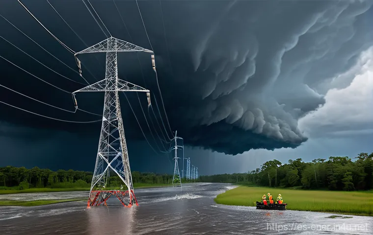 에너지 설비 위험 관리 사례 - A team of diverse engineers (male and female, wearing professional, clean-cut uniforms) in a futuris...