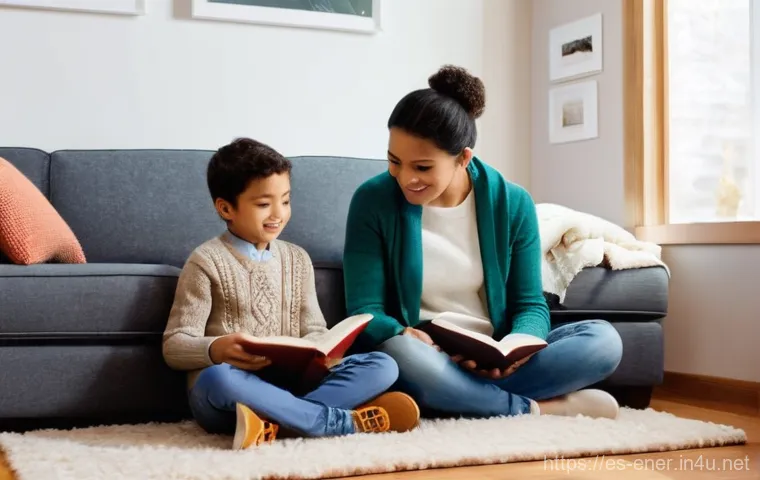 에너지 설비 최적화 방법 - **Prompt:** A diverse adult couple, dressed in comfortable, stylish clothing, is seated on a modern ...